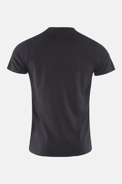 Grijze korte mouw T-shirt van Petrol Industries, eenduidig, gezien van achteren.