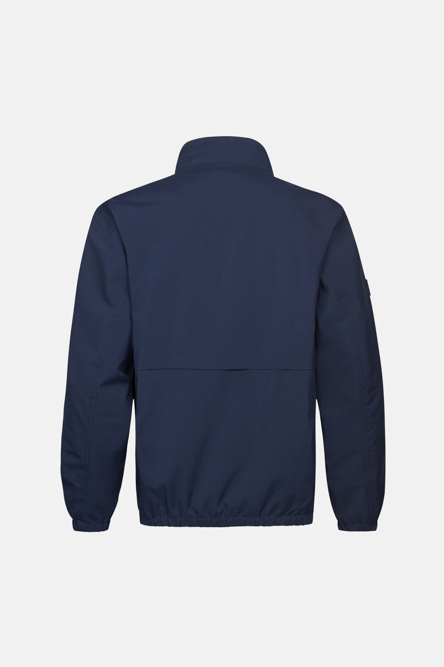 Veste courte bleue de Petrol Industries, avec col montant et empiècement au milieu du dos.