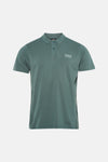 Groen poloshirt met korte mouwen van Petrol Industries®, met een kraag en korte mouwen.