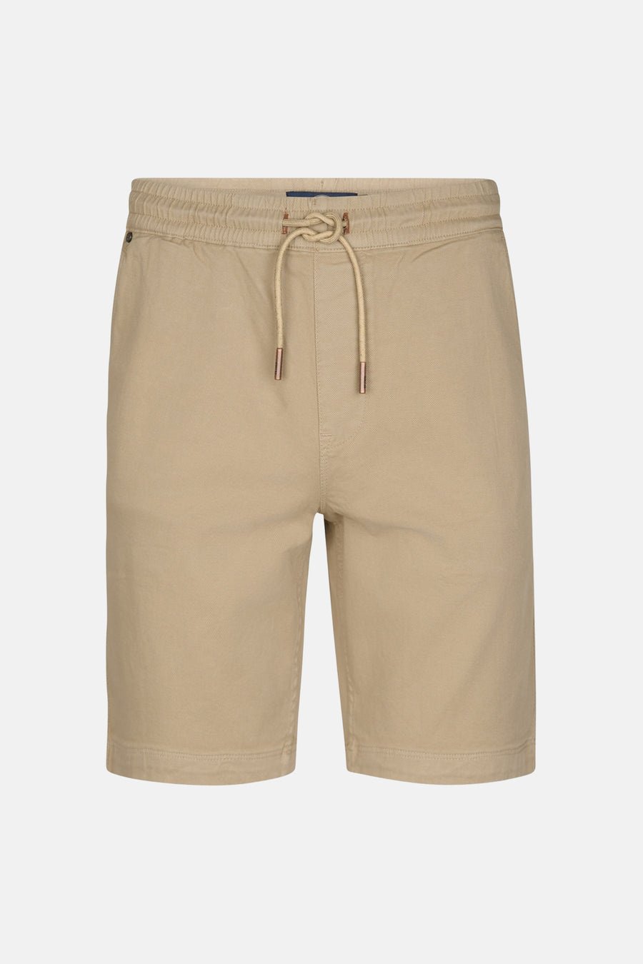 Short beige de Petrol Industries, avec cordon de serrage et ourlet simple.