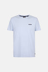 T-shirt à manches courtes bleu de Petrol Industries®, uni, avec un petit logo sur la poitrine.
