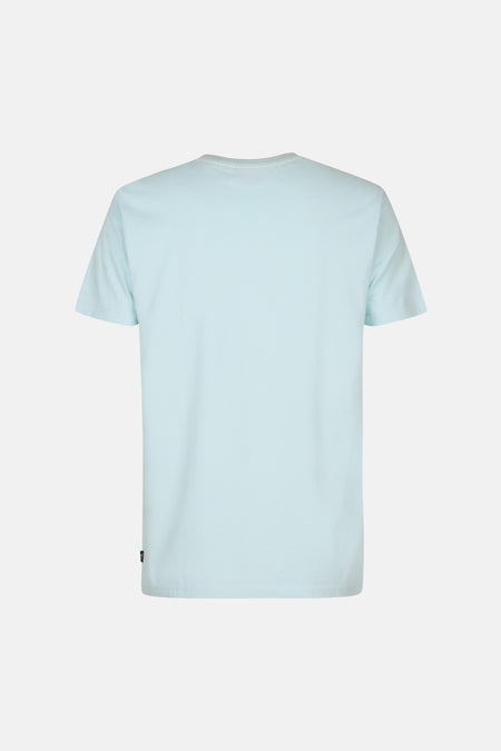 Groen T-shirt met korte mouwen van Petrol Industries, achterkant, effen.