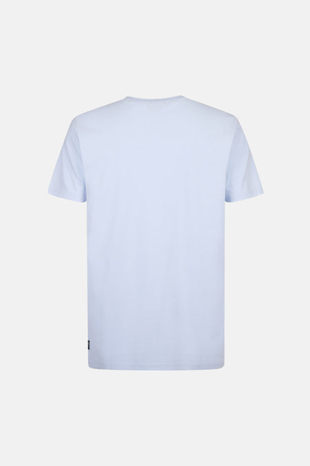 Blauw T-shirt met korte mouwen van Petrol Industries, achterkant.