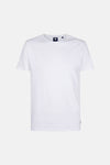 Wit T-shirt met korte mouwen van Petrol Industries, effen en met een discreet label aan de zijkant.