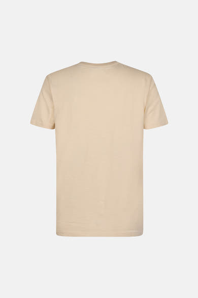 T-shirt à manches courtes écru de Petrol Industries®, vue arrière.
