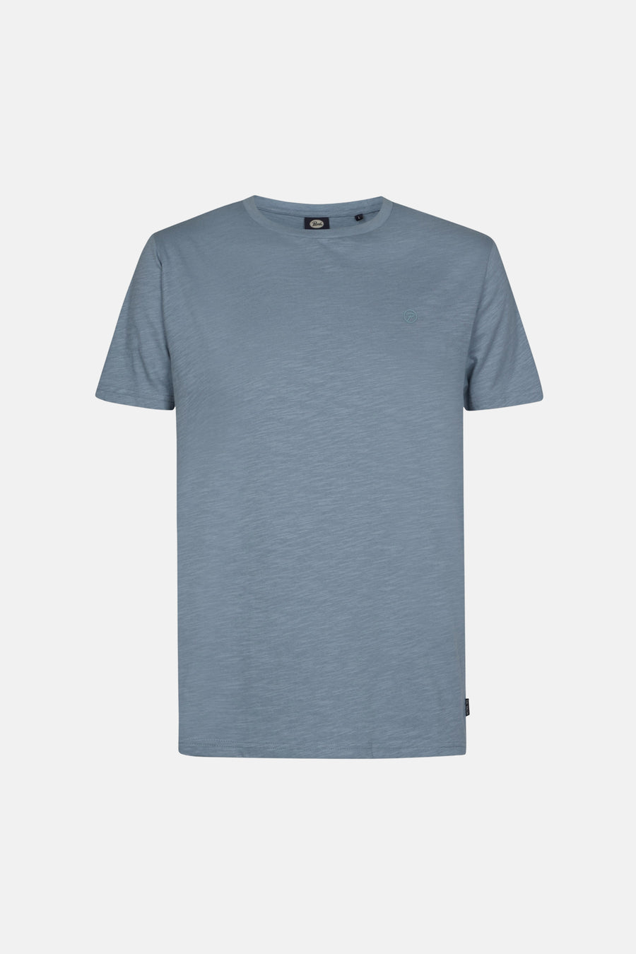 Blauw T-shirt met korte mouwen van Petrol Industries®, effen met een klein discreet logo.