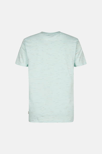 T-shirt à manches courtes vert de Petrol Industries, avec motif chiné.