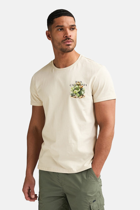 T-shirt met korte mouwen - Beige