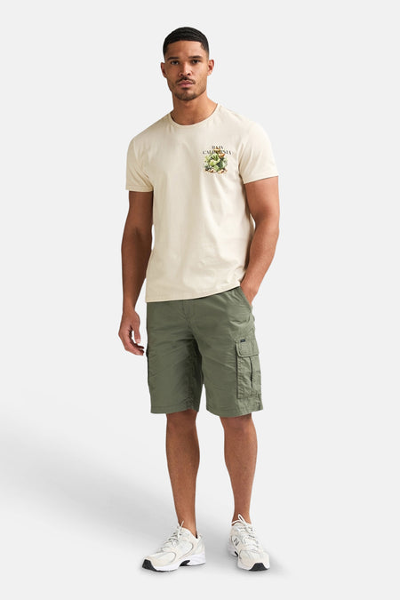 T-shirt met korte mouwen - Beige