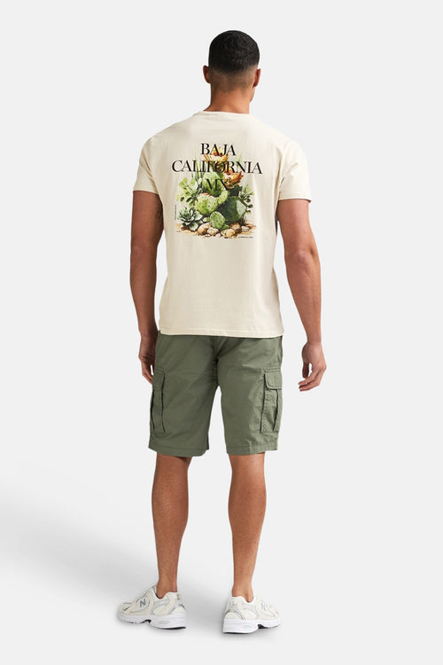 T-shirt met korte mouwen - Beige