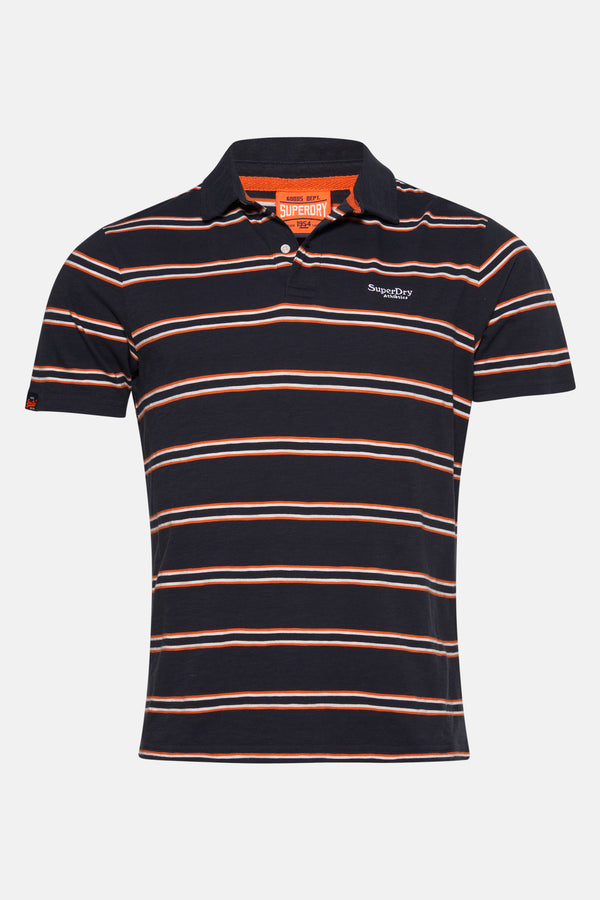 Heren tops polo korte mouw Bleu - SUPERDRY