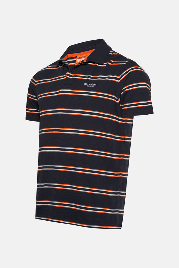 Heren tops polo korte mouw Bleu - SUPERDRY