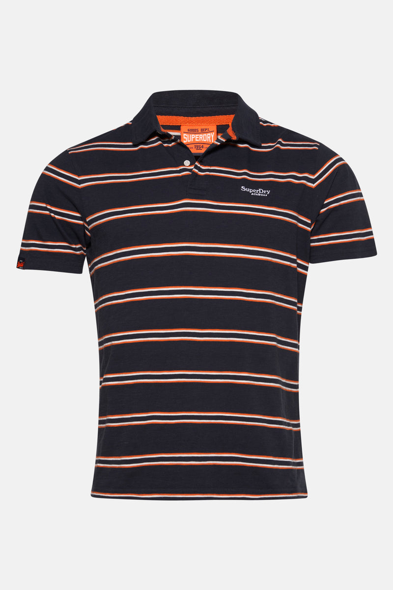 Heren tops polo korte mouw Bleu - SUPERDRY
