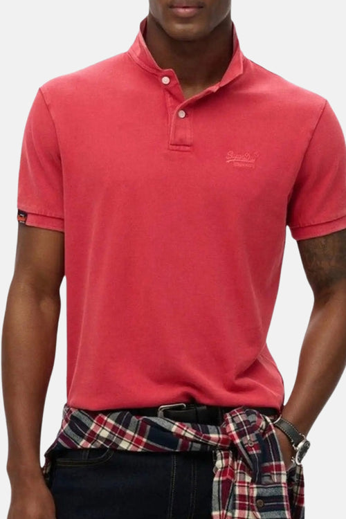 Polo met korte mouwen - rood