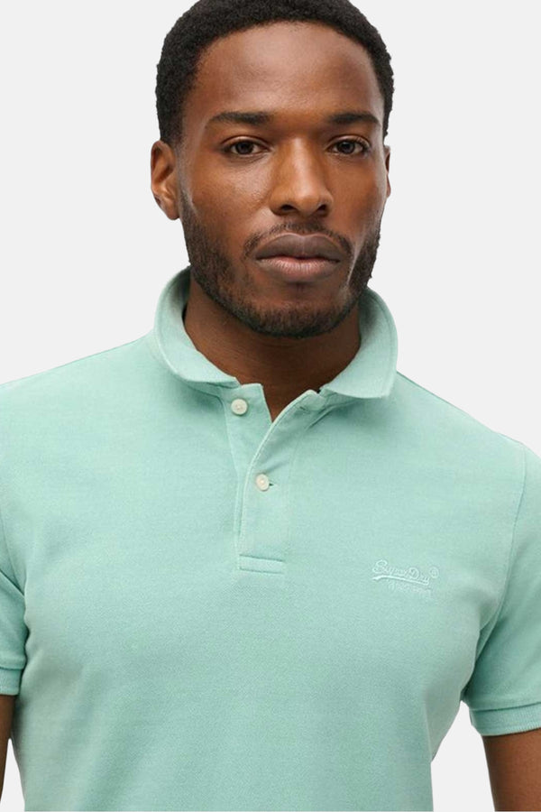 Heren tops polo korte mouw VERT - SUPERDRY
