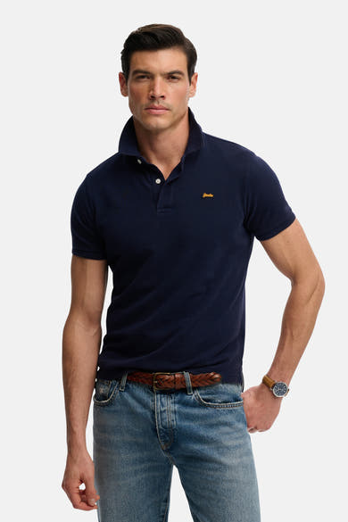 Polo à manches courtes - bleu