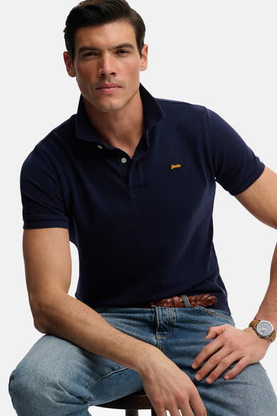 Polo à manches courtes - bleu