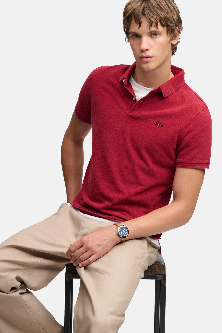 Polo rouge - SUPERDRY