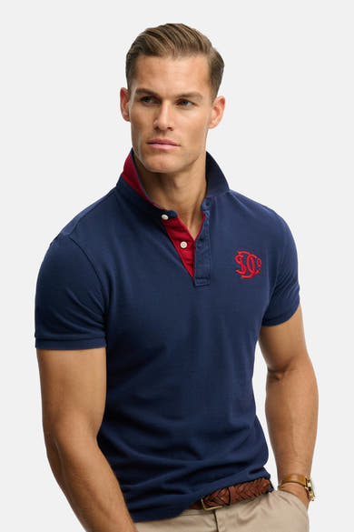 Polo blauw - SUPERDRY