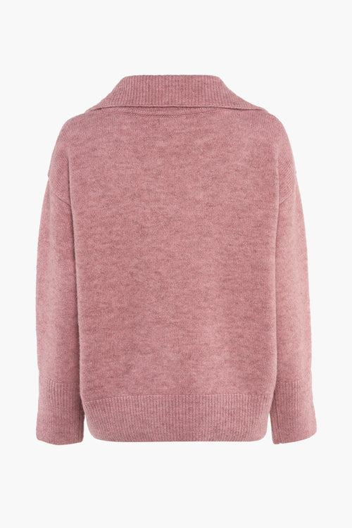 Trui met V-hals Roze - Molly Bracken