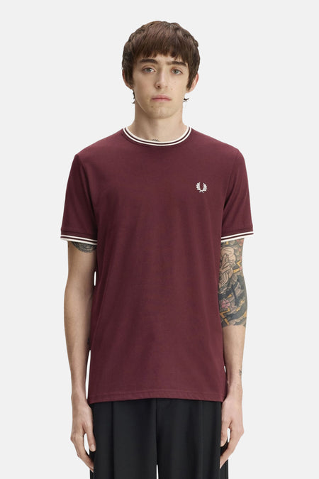 T-shirt met korte mouwen - Bordeaux