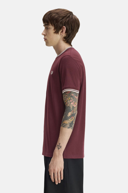 T-shirt met korte mouwen - Bordeaux