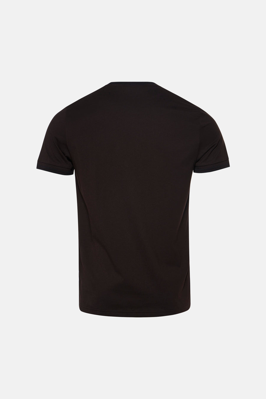 T-shirt à manches courtes brun FRED PERRY vu de dos.
