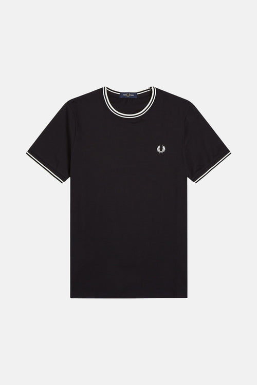 T-shirt (korte mouwen) Zwart - Fred Perry