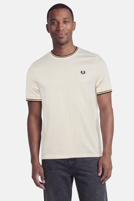 T-shirt met korte mouwen - ecru