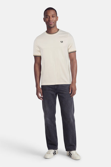 T-shirt met korte mouwen - ecru