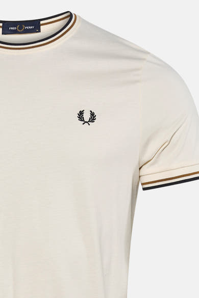 T-shirt met korte mouwen - ecru