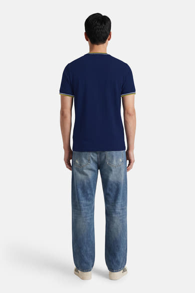 T-shirt met korte mouwen - blauw