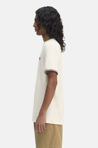 T-shirt met korte mouwen - ecru