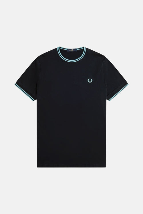 T-shirt (manches courtes) Turquoise - FRED PERRY