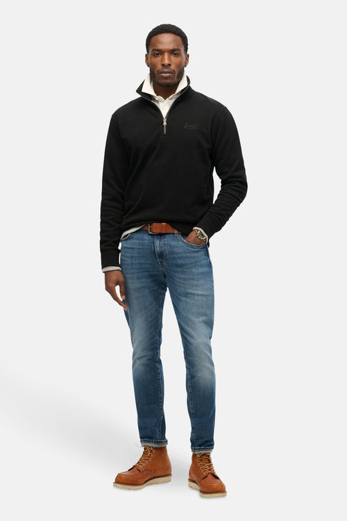 Sweat col roulé Noir - SUPERDRY