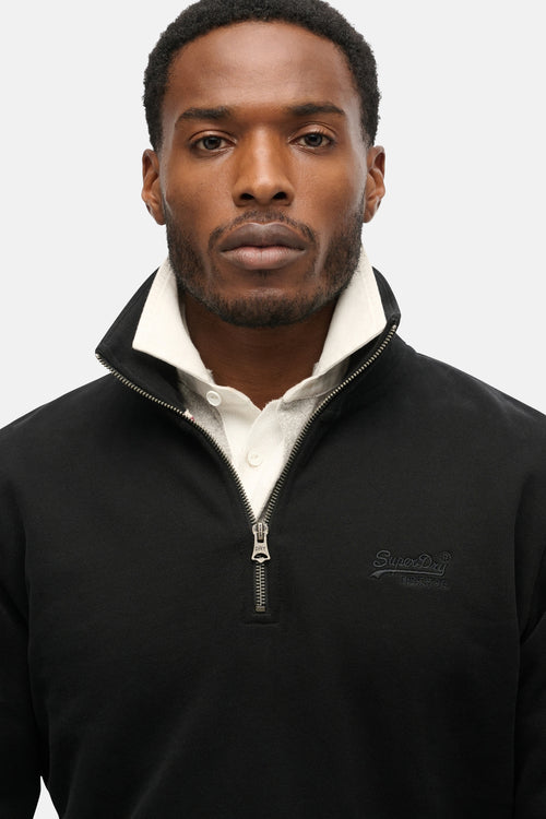 Sweat col roulé Noir - SUPERDRY