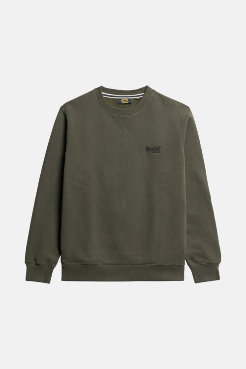 Sweat col rond VERT - SUPERDRY