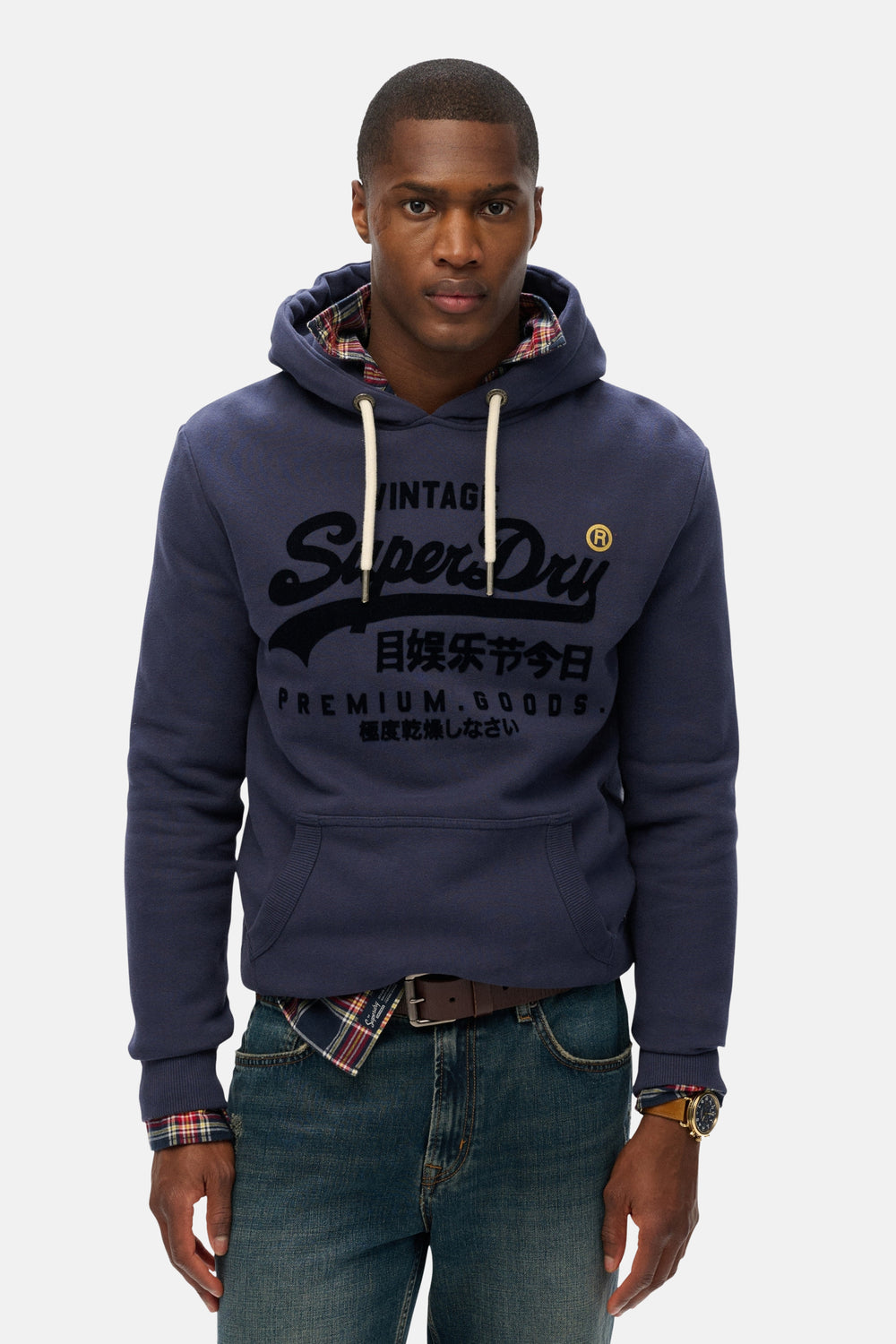 Ton-sur-ton Vintage Logo hoodie