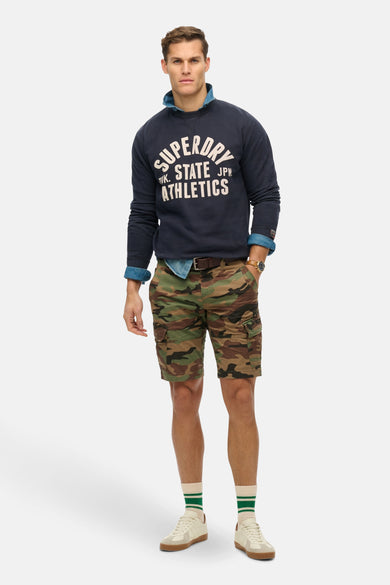 Sweat col rond Bleu - SUPERDRY