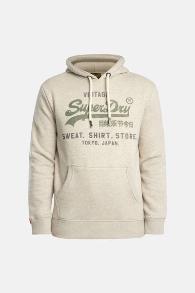 Sweater met kap beige - SUPERDRY