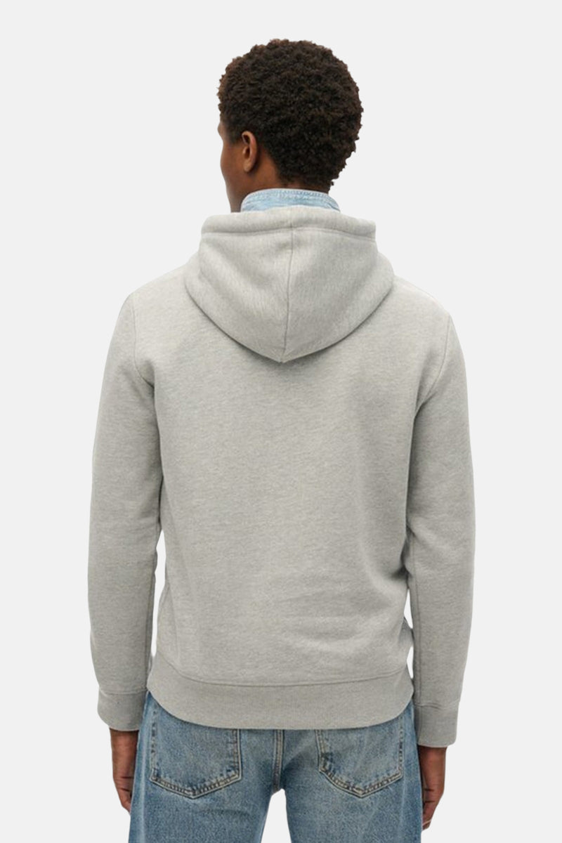 Sweater met kap grijs - SUPERDRY