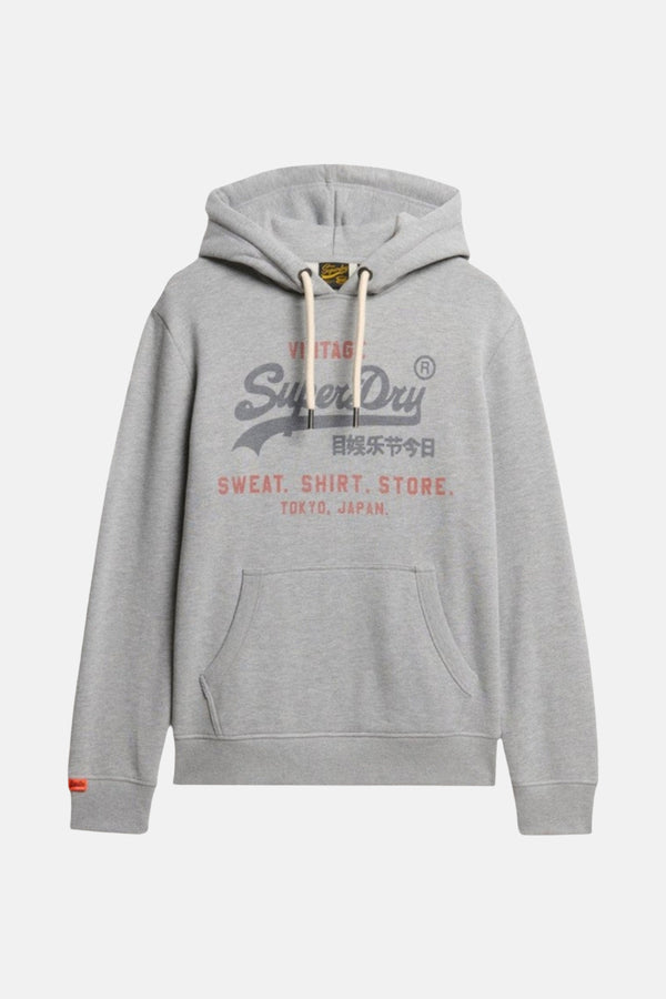 Sweat à capuche Gris - SUPERDRY