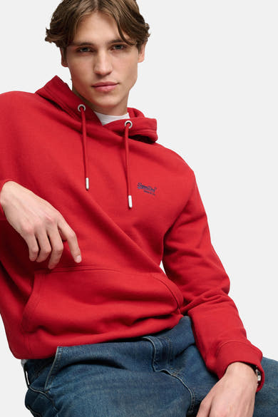 Sweater met kap rood - SUPERDRY