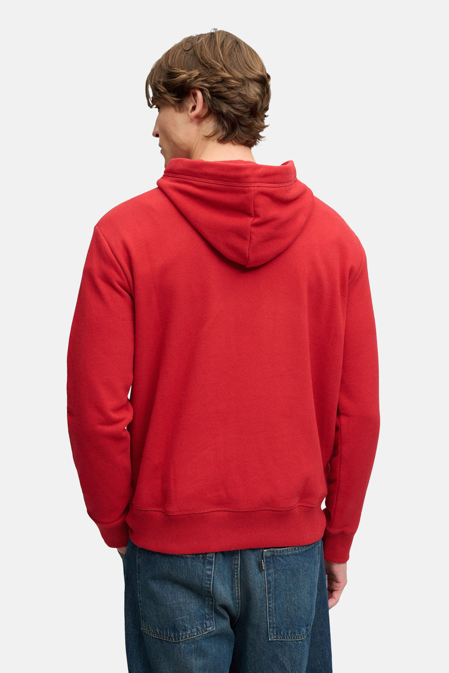Sweater met kap rood - SUPERDRY