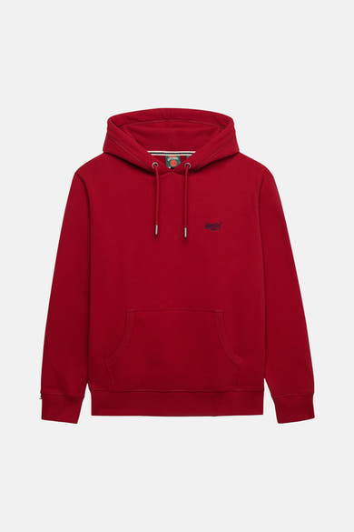 Sweater met kap rood - SUPERDRY