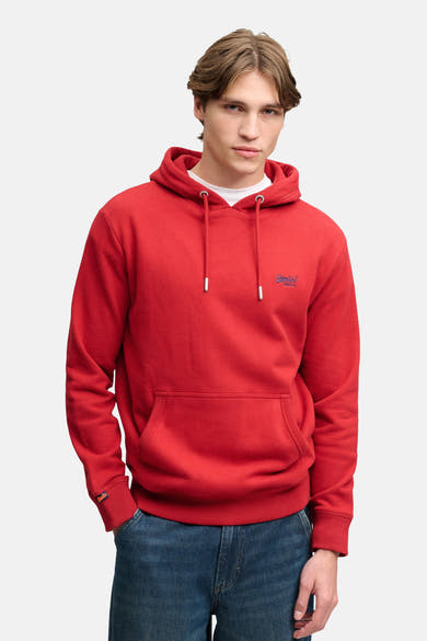 Sweater met kap rood - SUPERDRY