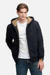 Sweat à capuche bleu - SUPERDRY