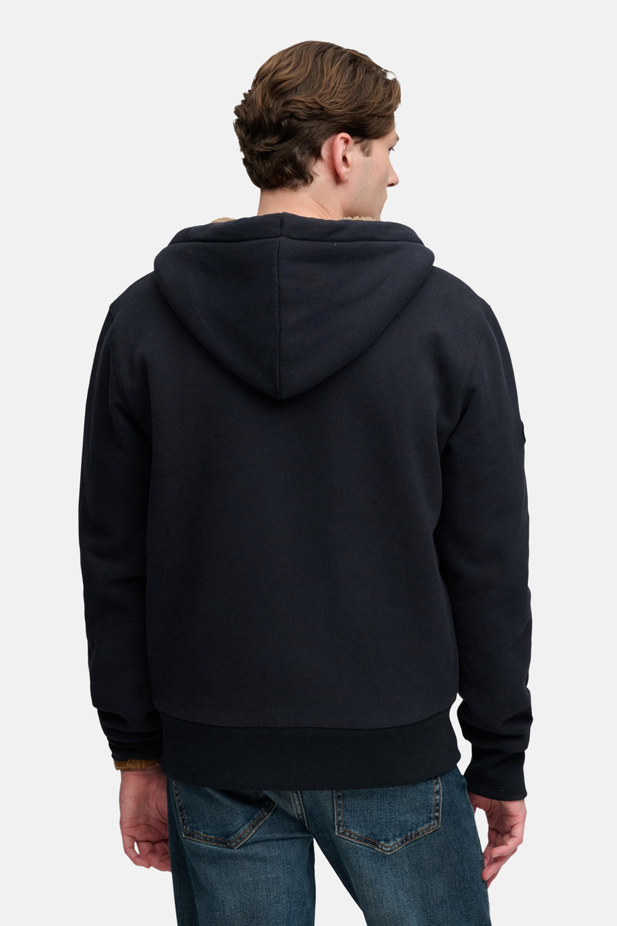 Sweat à capuche bleu - SUPERDRY