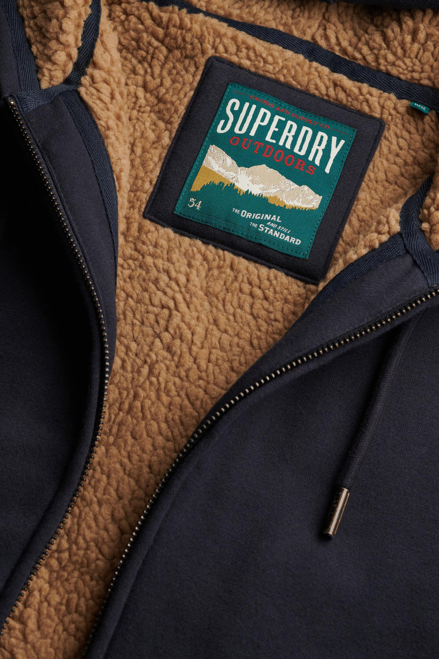 Sweat à capuche bleu - SUPERDRY
