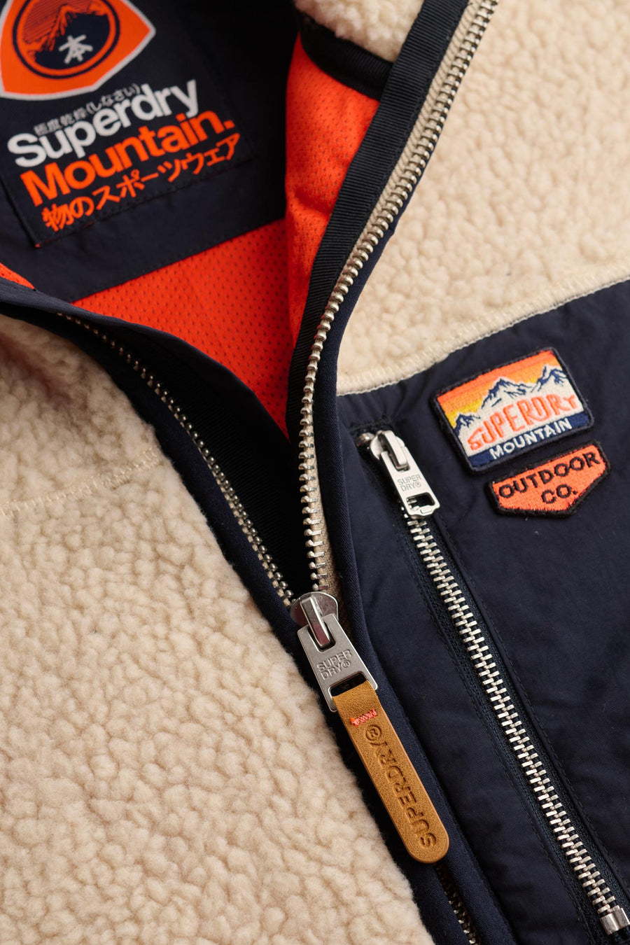 Heren tops jas casual Écru - SUPERDRY